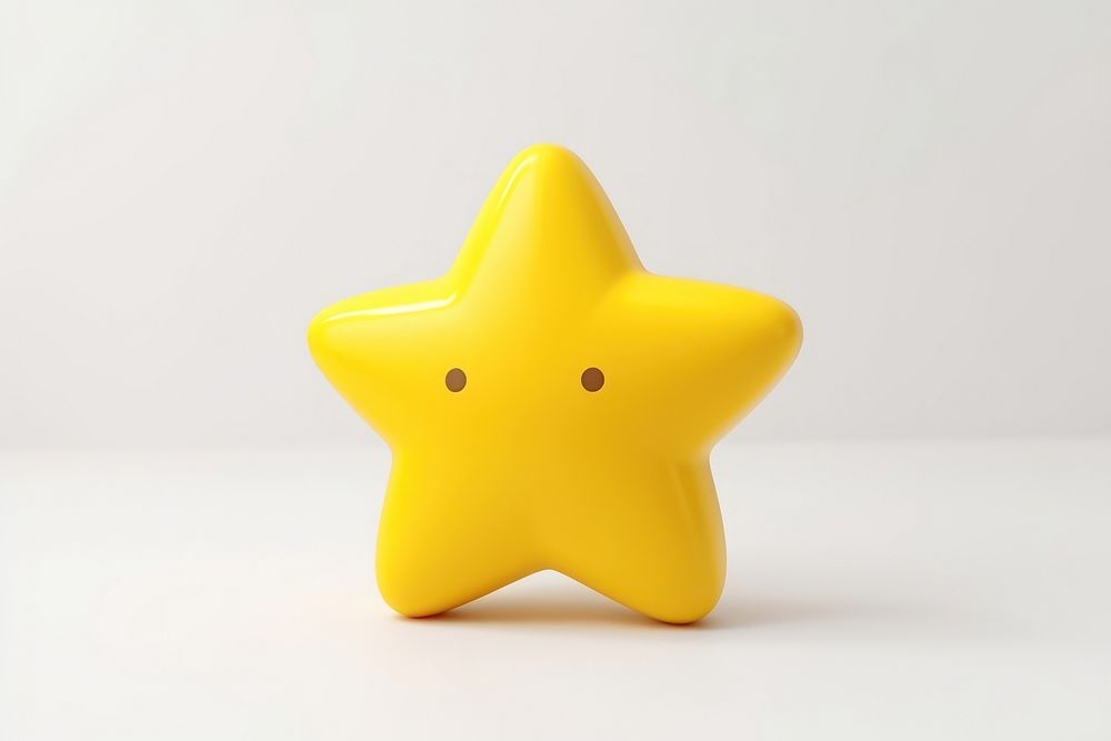 Star yellow echinoderm astronomy. AI generated Image by rawpixel.