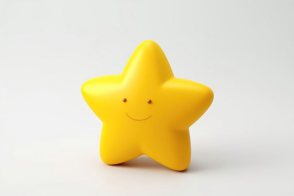 Star yellow anthropomorphic representation. AI generated Image by rawpixel.