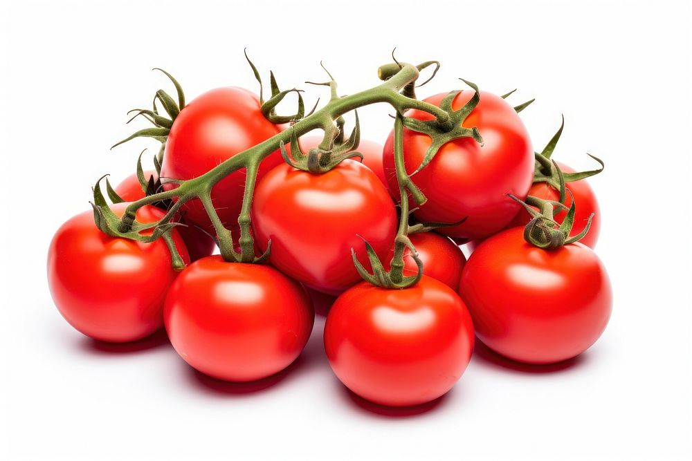 Red tomatoes food vegetable fruit. AI generated Image by rawpixel.