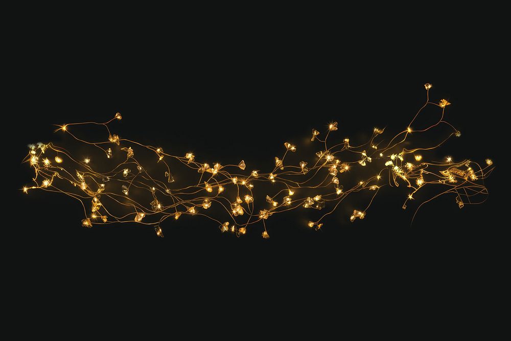 Warm light lighting illuminated celebration. AI generated Image by rawpixel.