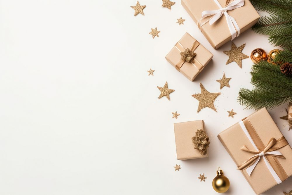 Christmas box celebration backgrounds. AI generated Image by rawpixel.