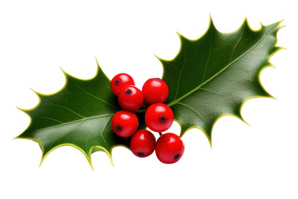 Leaf christmas holly plant. AI generated Image by rawpixel.