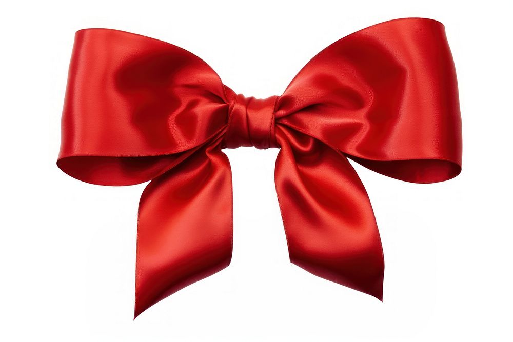 Christman ribbon red celebration accessories. AI generated Image by rawpixel.