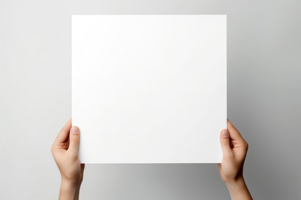 Student paper holding white. AI generated Image by rawpixel.