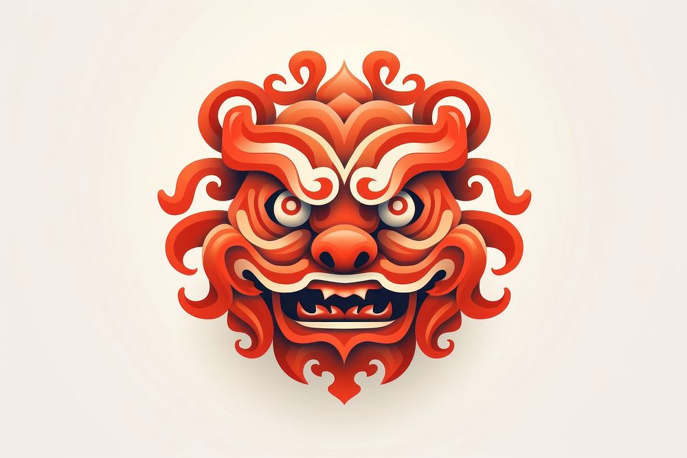 Chinese New Year icon art chinese new year representation. AI generated Image by rawpixel.
