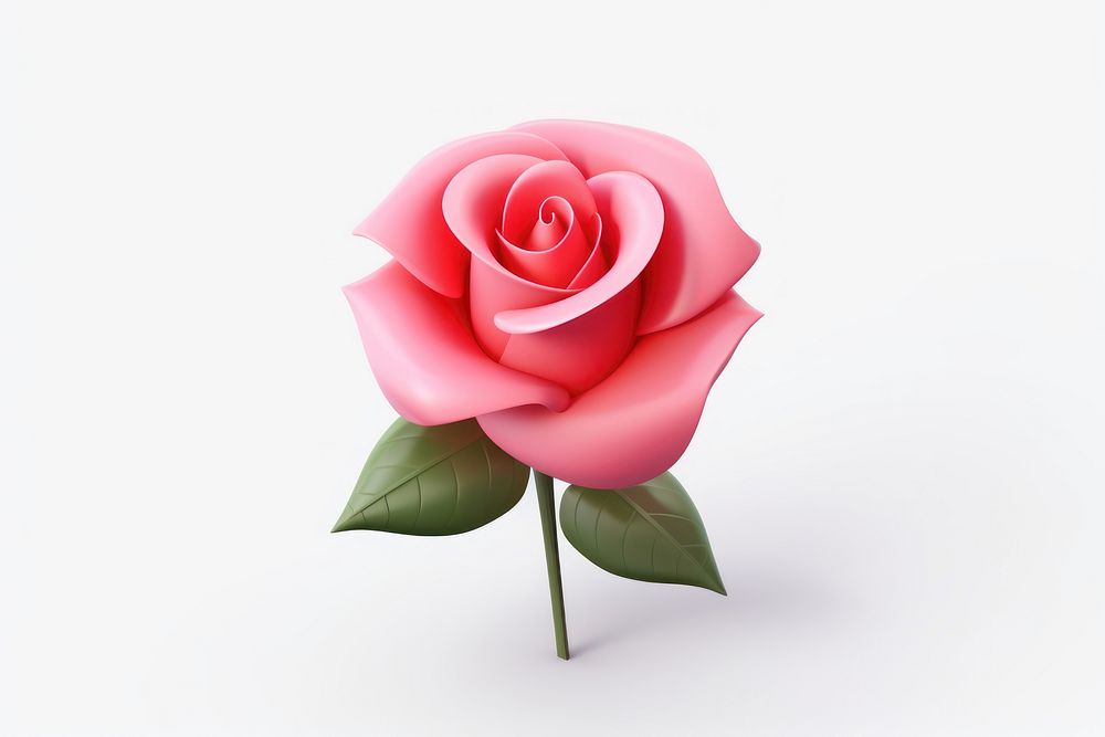 Rose flower rose plant. AI generated Image by rawpixel.