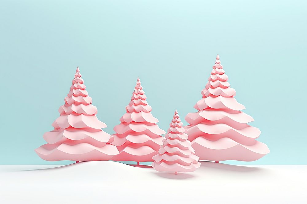 Christmas trees confectionery celebration creativity. AI generated Image by rawpixel.