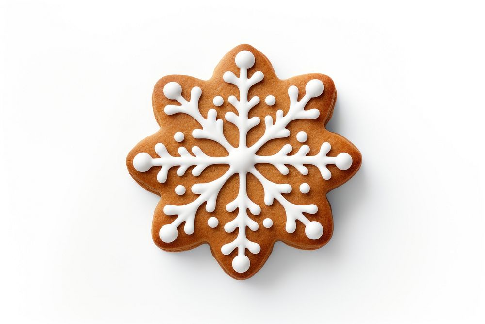 Cutout christmas cookie gingerbread dessert icing. AI generated Image by rawpixel.