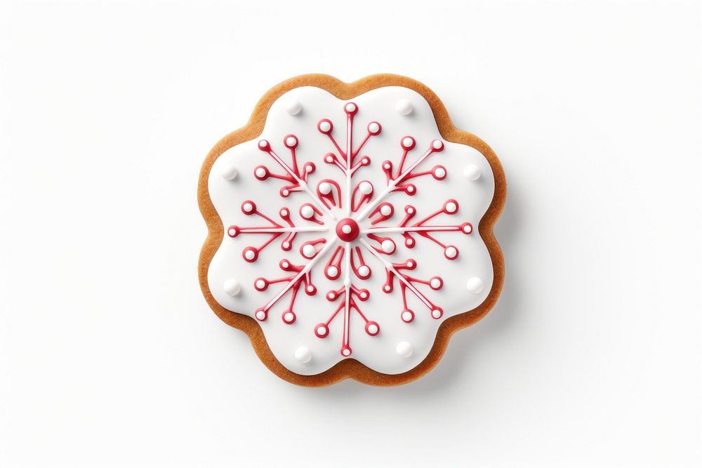 Cutout fancy circle christmas cookie dessert icing food. AI generated Image by rawpixel.