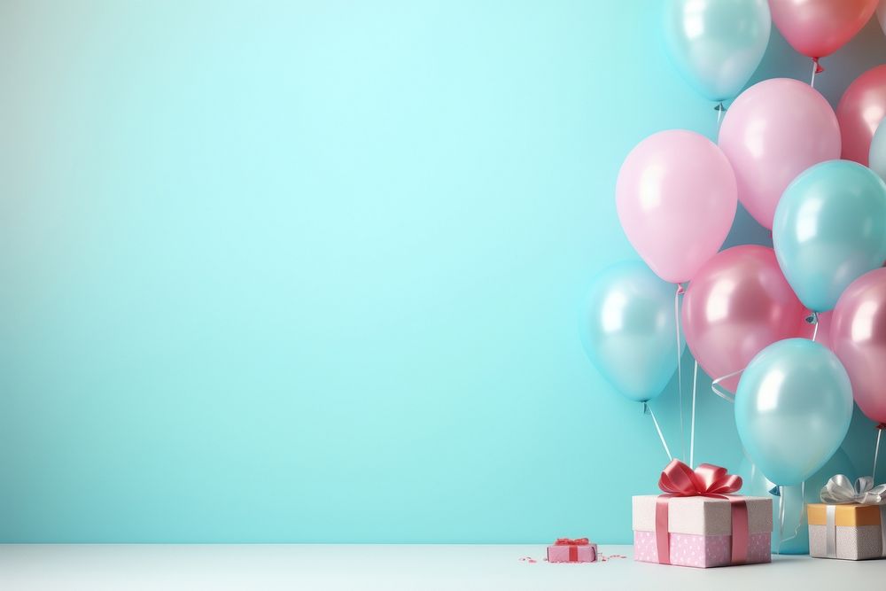Birthday balloon anniversary celebration. AI generated Image by rawpixel.
