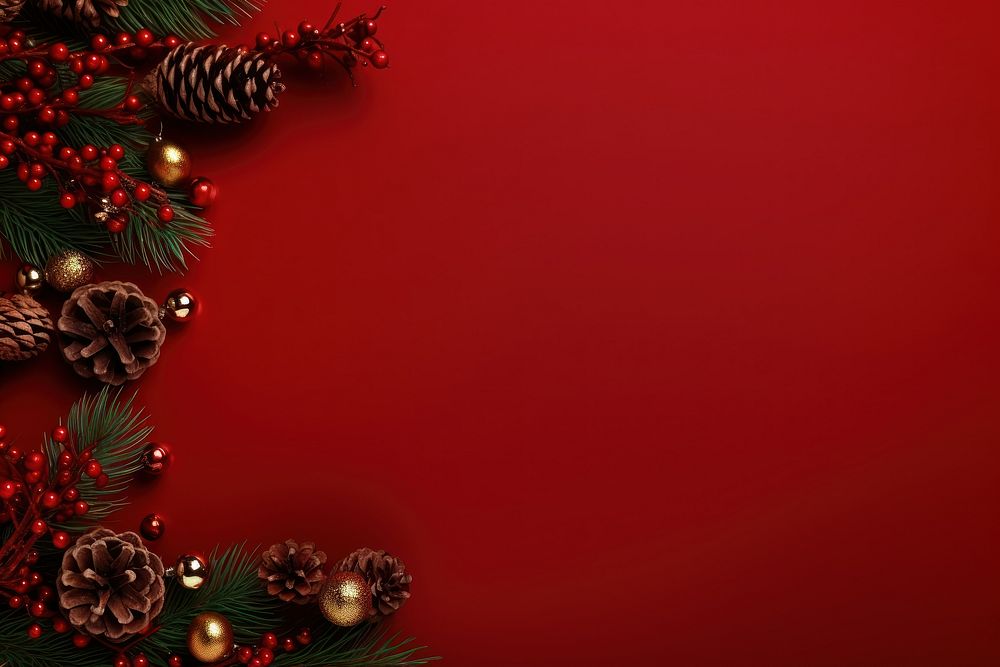 Christmas backgrounds decoration branch. AI | Free Photo - rawpixel