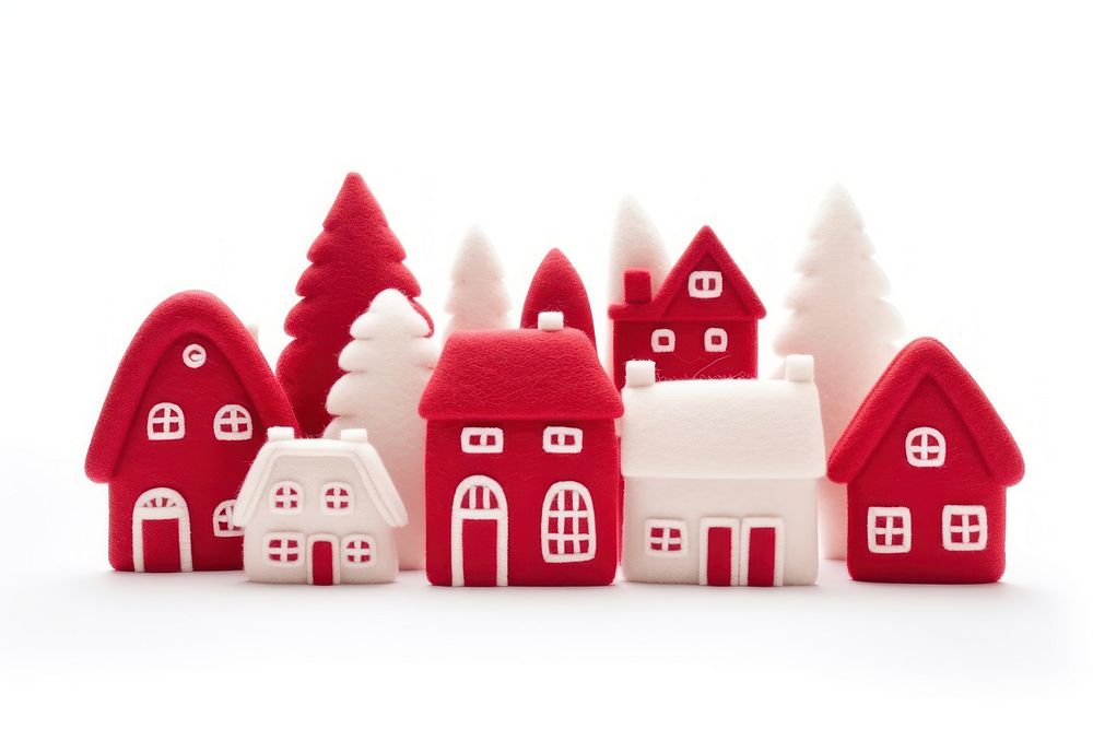 Christmas town christmas white toy. AI generated Image by rawpixel.