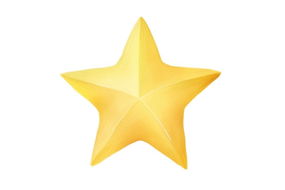Golden star symbol echinoderm starfish. AI generated Image by rawpixel.
