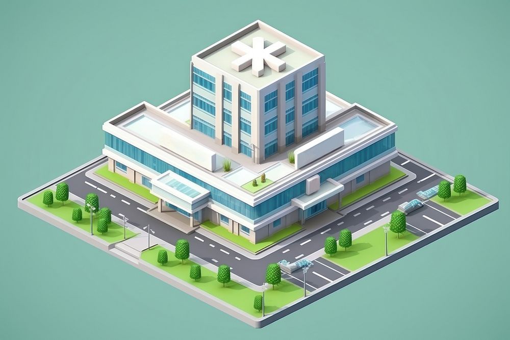 Building architecture diagram city. AI generated Image by rawpixel.