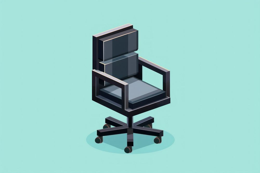 Chair furniture office chair technology. AI generated Image by rawpixel.