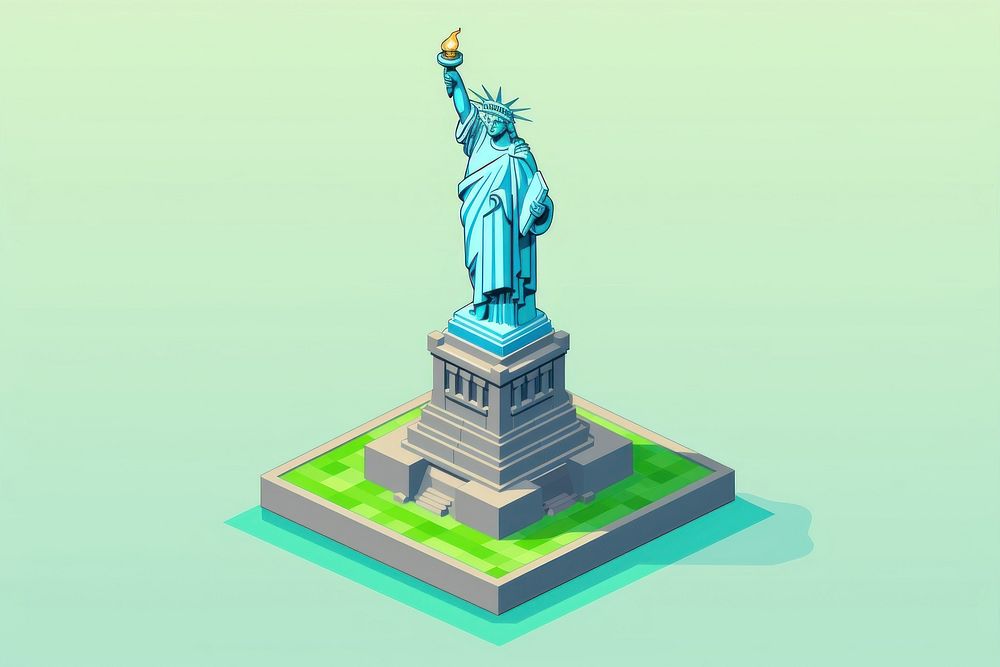 Statue sculpture landmark art. AI generated Image by rawpixel.