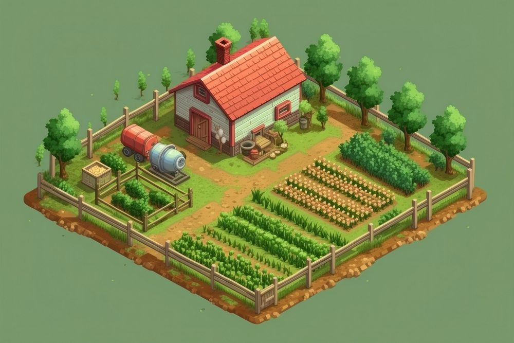 Simple farm architecture outdoors building. AI generated Image by rawpixel.