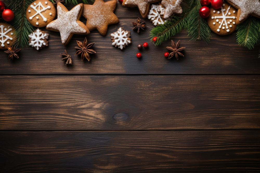 Wood floor christmas backgrounds wood. AI generated Image by rawpixel.
