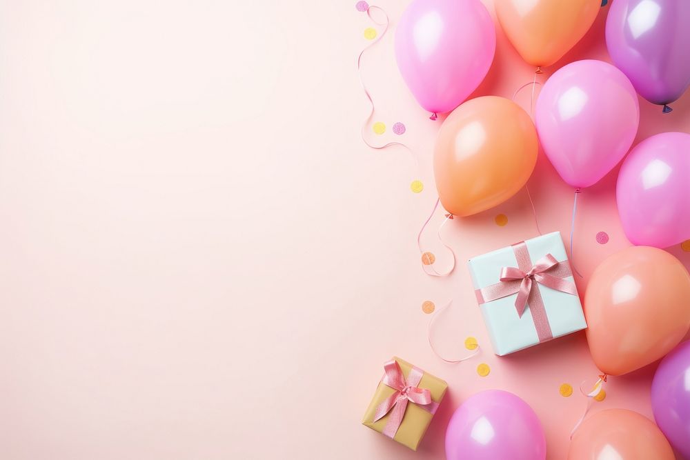Birthday assets balloon celebration anniversary. AI generated Image by rawpixel.