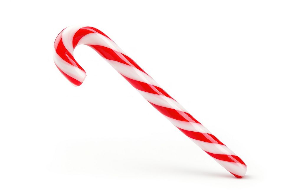 Christmas Candy cane candy confectionery white background. AI generated Image by rawpixel.