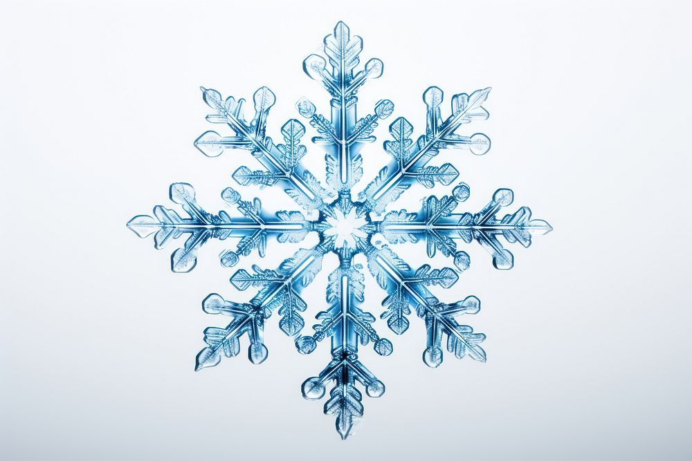 Snowflake white creativity outdoors. AI generated Image by rawpixel.