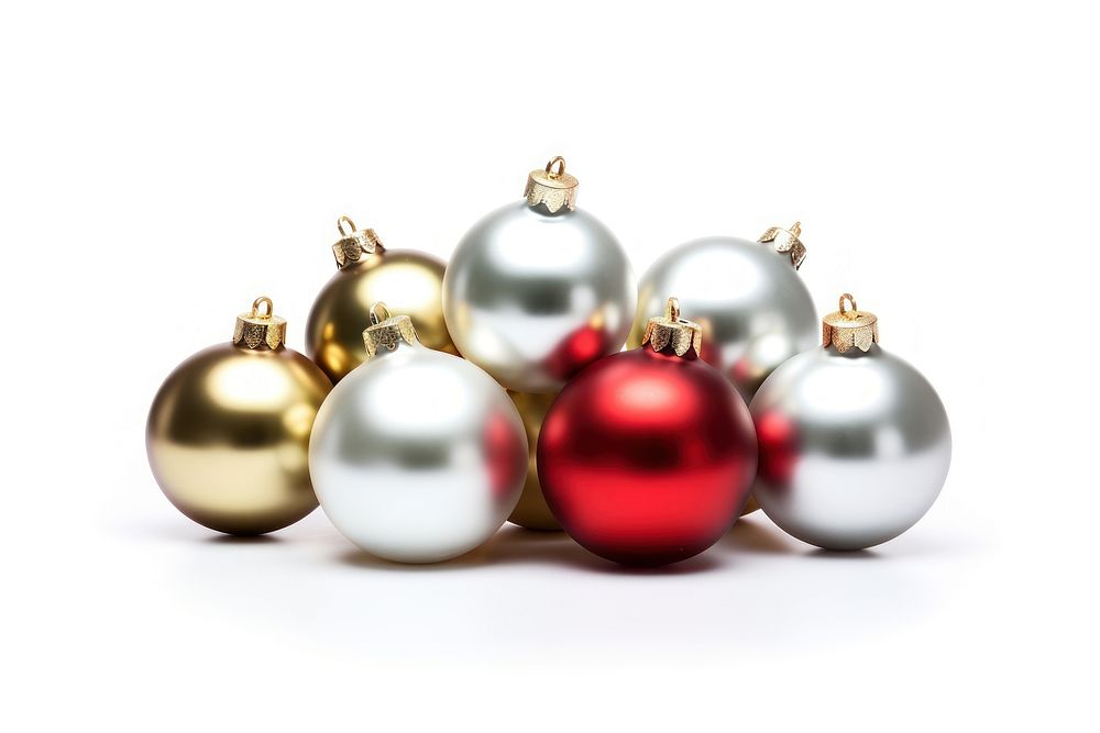 Christmas ornament pearl christmas ornament. AI generated Image by rawpixel.