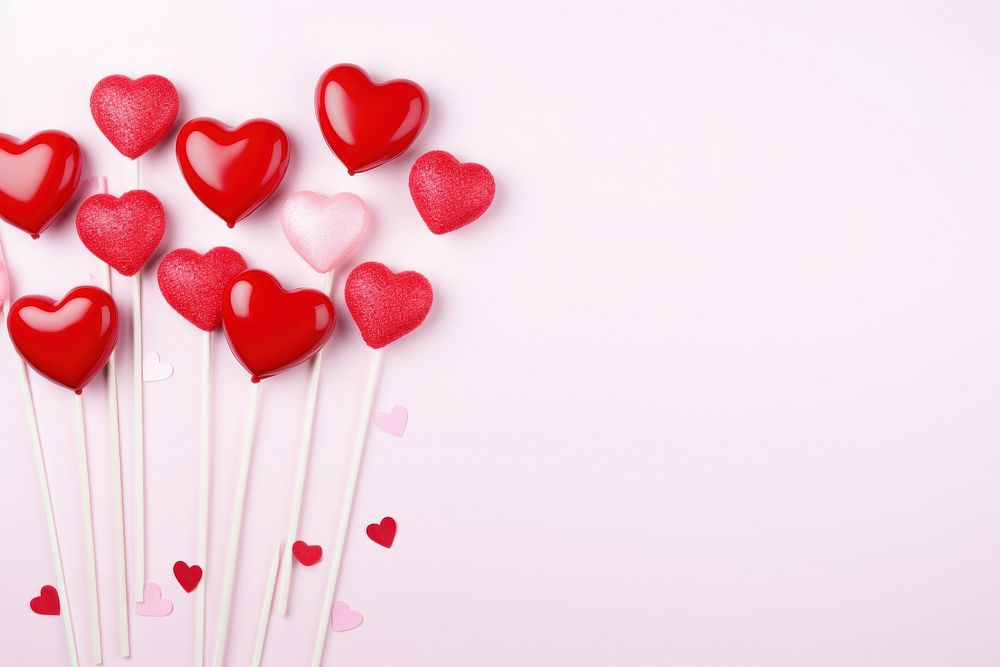 Valentine assets petal candy confectionery. AI generated Image by rawpixel.