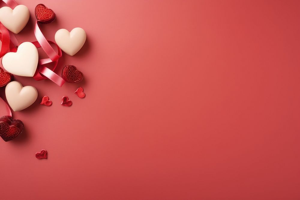 Valentine chocolate celebration copy space decoration. AI generated Image by rawpixel.