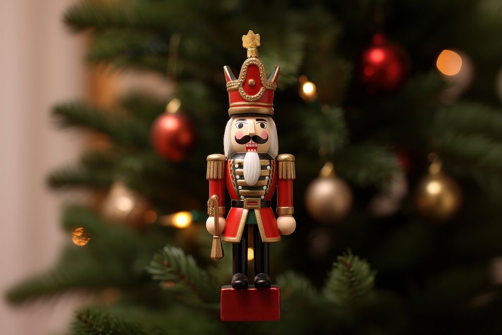 Christmas tree christmas nutcracker representation. | Premium Photo ...