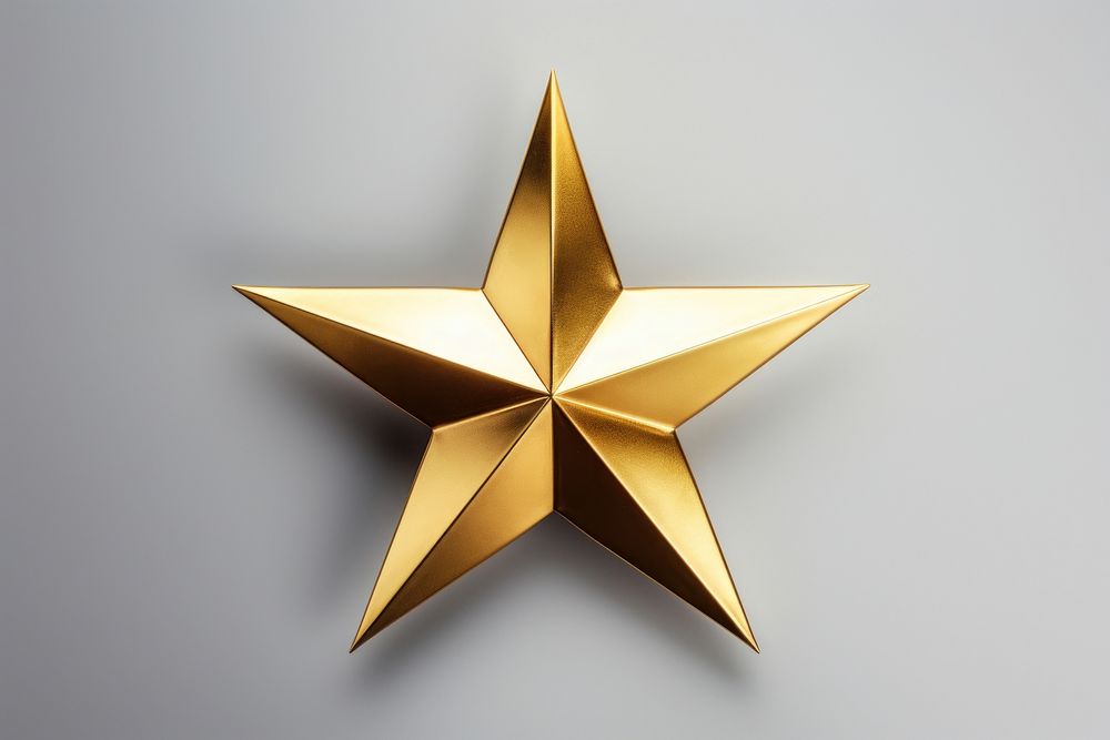 Golden star symbol simplicity decoration. AI generated Image by rawpixel.