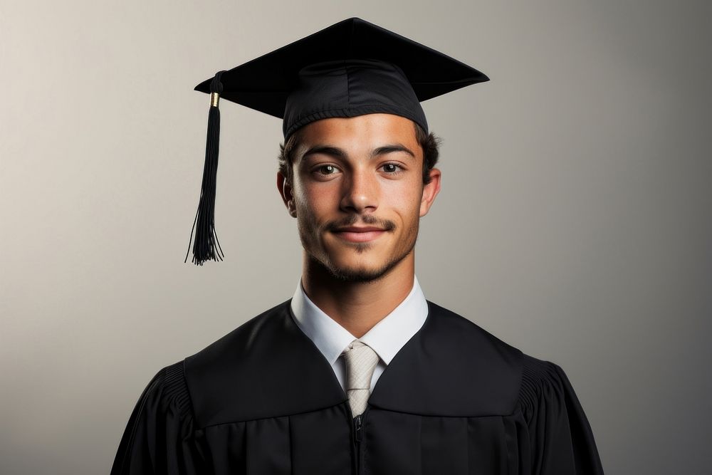 Graduated student graduation portrait adult. AI generated Image by rawpixel.