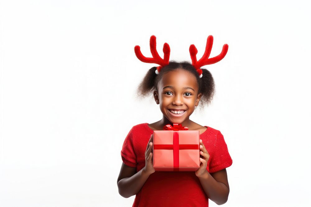 Little african american girl christmas holiday child. AI generated Image by rawpixel.