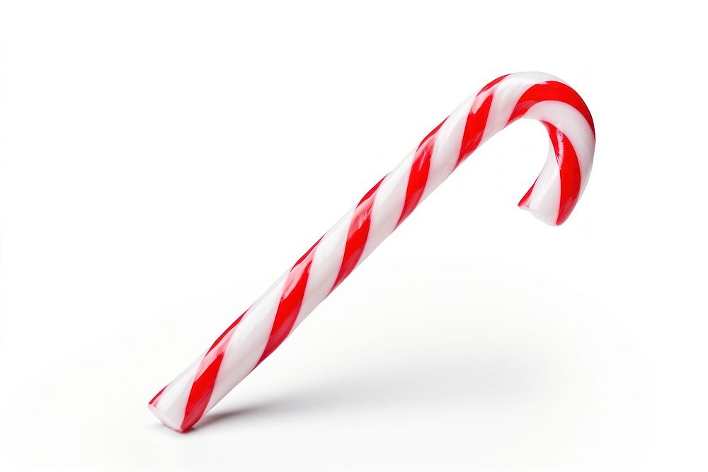 Christmas candy cane confectionery white background celebration. AI generated Image by rawpixel.