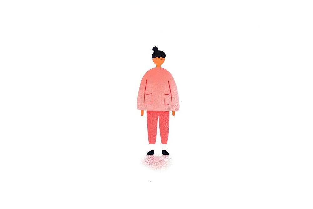 Kid white background standing clothing. AI generated Image by rawpixel.