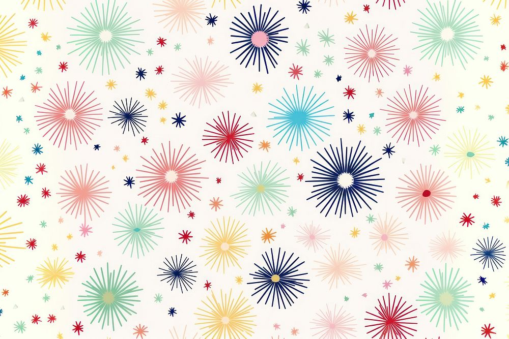 Summer fireworks pattern backgrounds celebration. AI generated Image by rawpixel.
