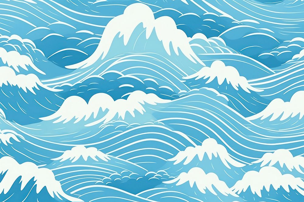 Summer wave pattern backgrounds outdoors. AI generated Image by rawpixel.