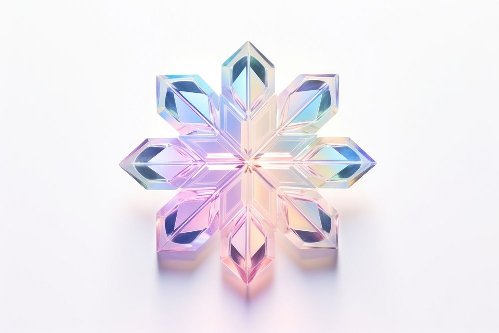 Snow flake jewelry white background accessories. AI generated Image by rawpixel.