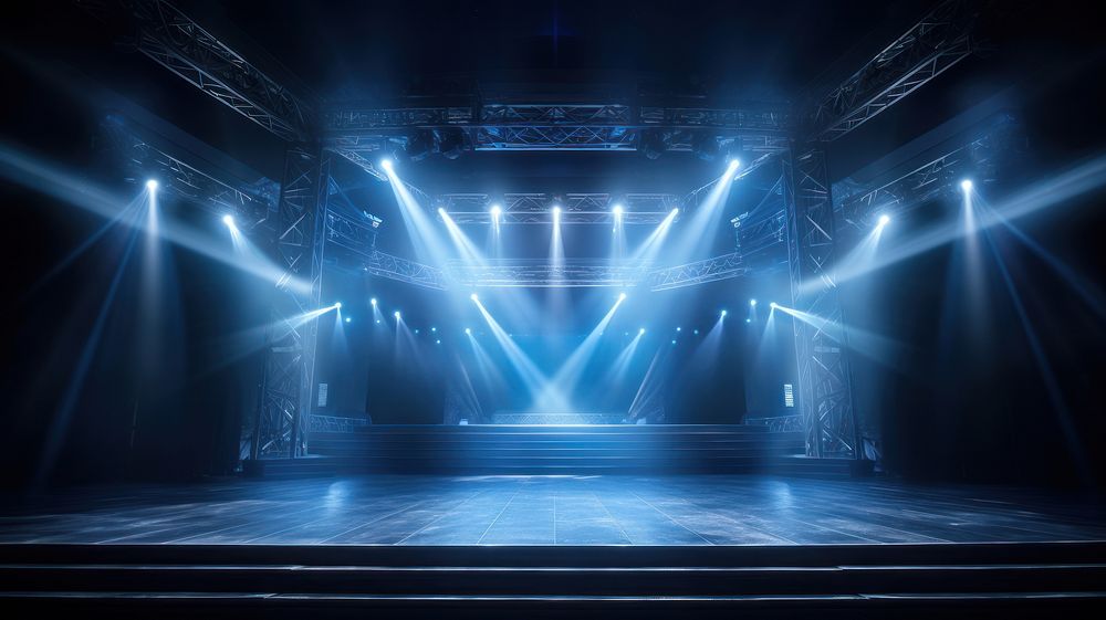 Spotlight stage atmosphere concert