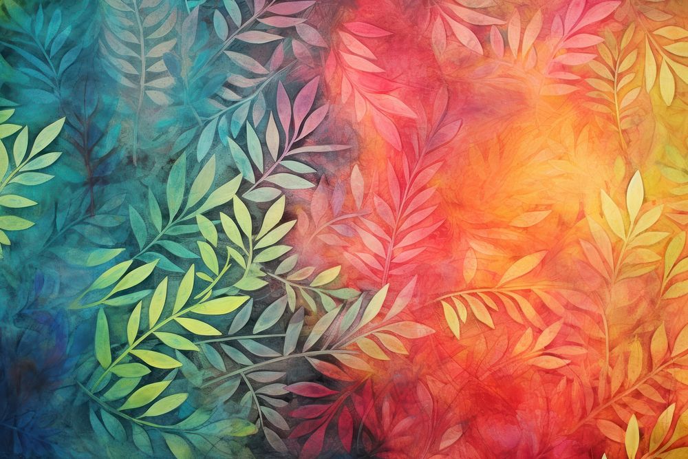 Leaf painting backgrounds textured. AI generated Image by rawpixel.