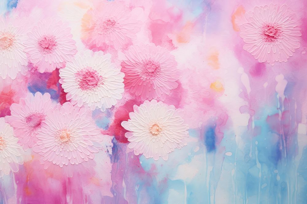Sakura painting backgrounds blossom. AI generated Image by rawpixel.