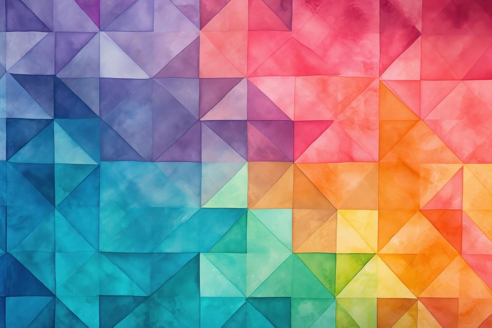 Geometric pattern backgrounds textured art. AI generated Image by rawpixel.