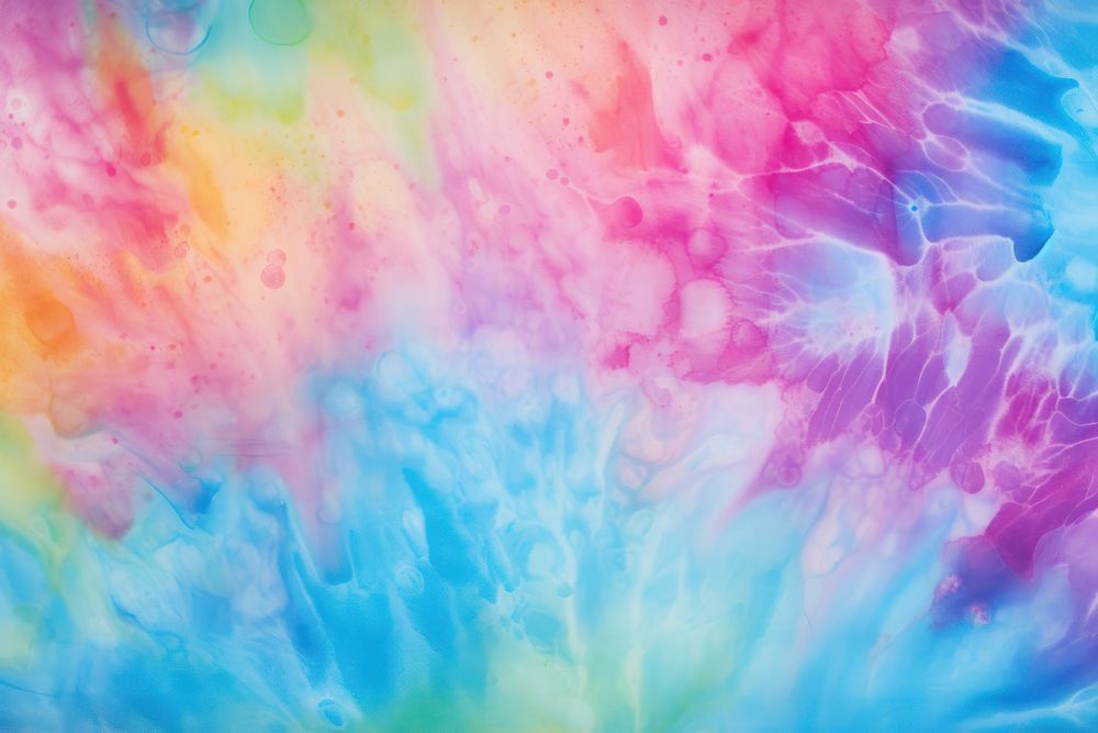 Minimal ice dye techniques pastel rainbow backgrounds textured painting. AI generated Image by rawpixel.