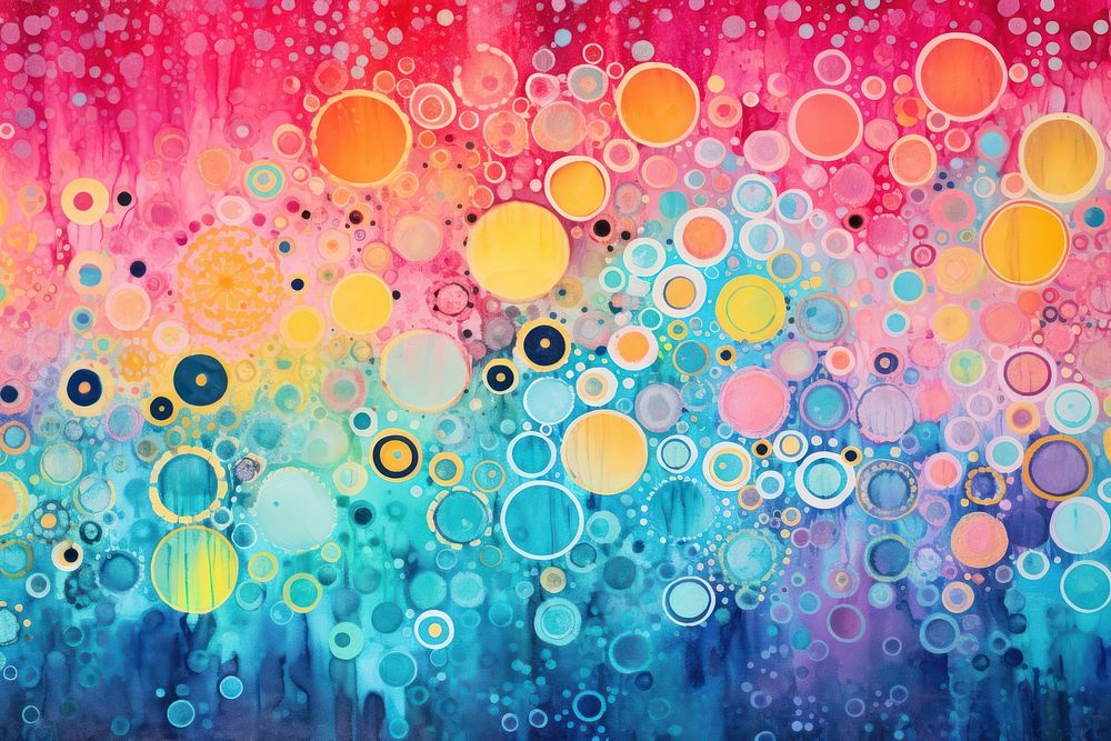 Dot pattern backgrounds painting art