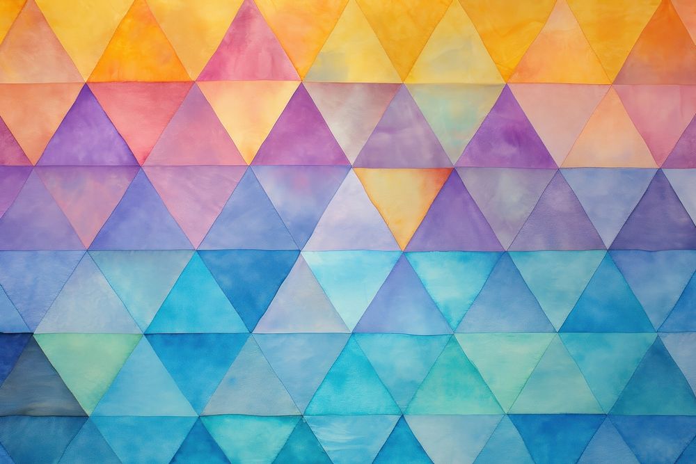 Triangle pattern backgrounds textured painting. AI generated Image by rawpixel.