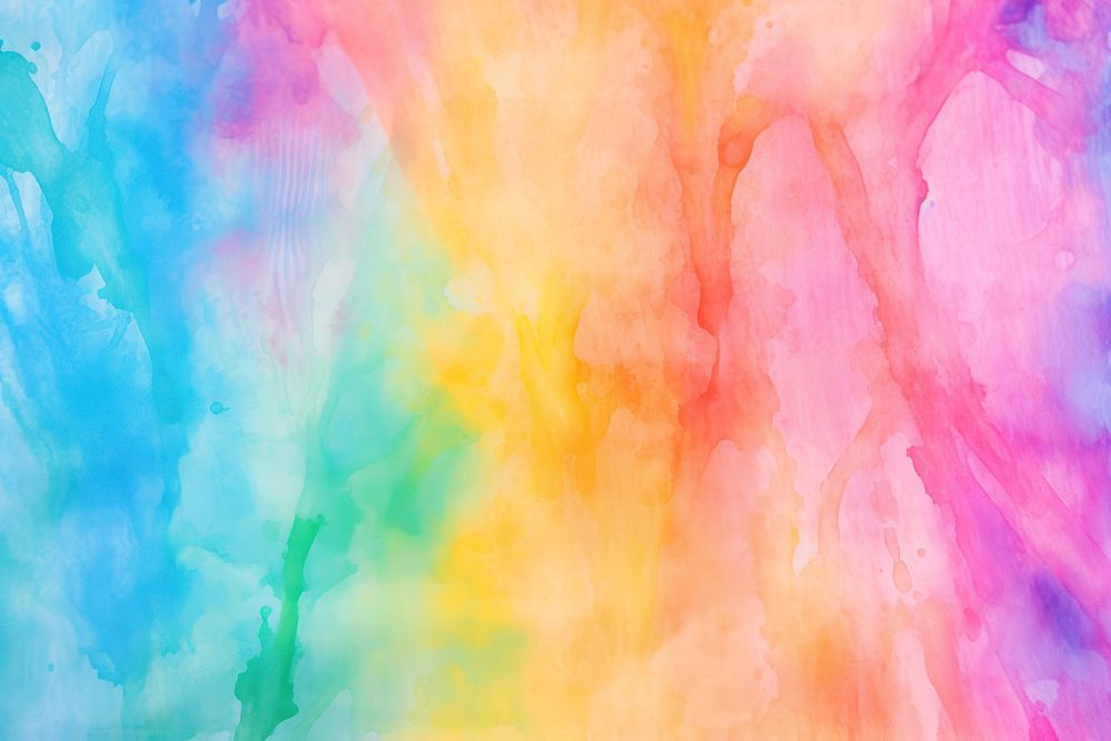 Minimal ice dye techniques pastel rainbow painting backgrounds textured. AI generated Image by rawpixel.