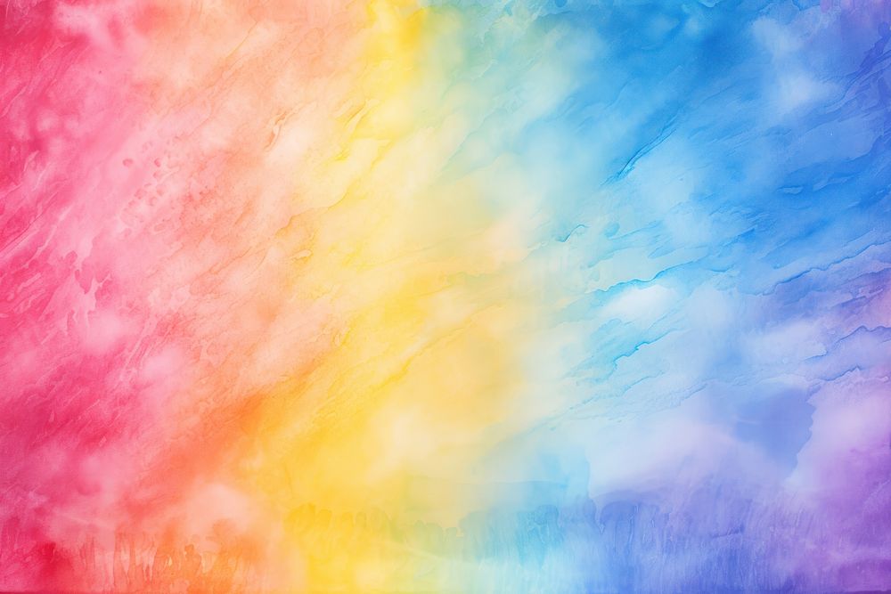 Rainbow color backgrounds textured painting. AI generated Image by rawpixel.