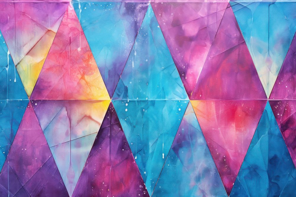 Diamonds backgrounds textured painting. AI generated Image by rawpixel.