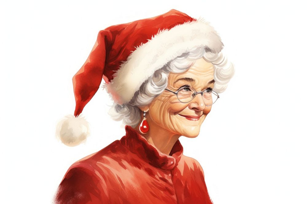 Christmas portrait glasses adult. AI generated Image by rawpixel.