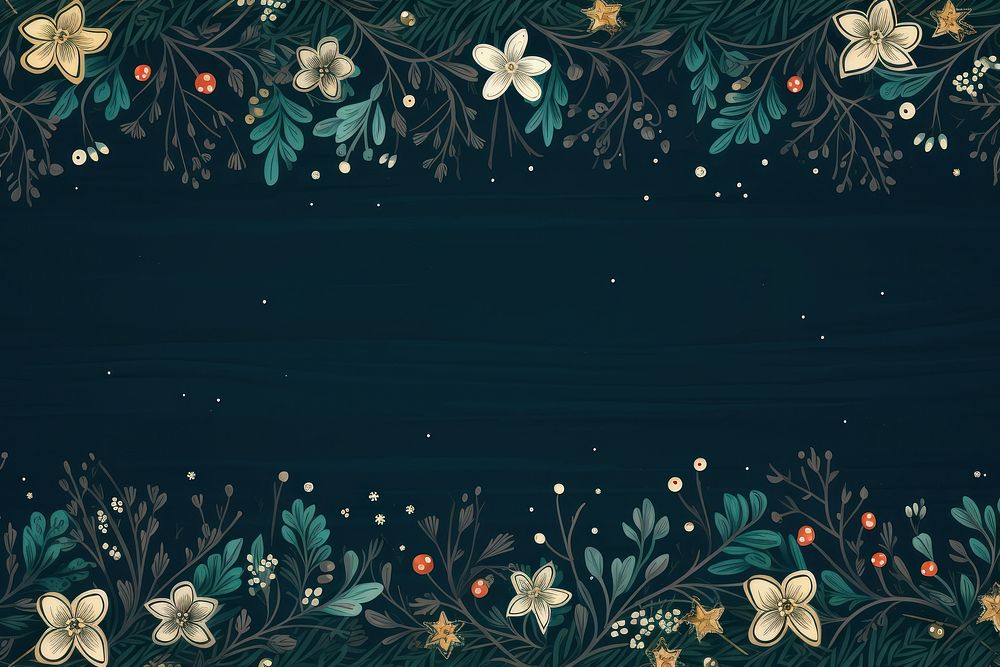 Flora cards backgrounds pattern decoration. AI generated Image by rawpixel.
