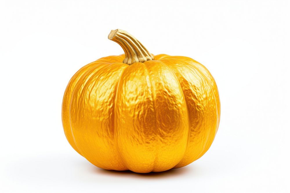 Golden pumpkin vegetable squash plant. AI generated Image by rawpixel.